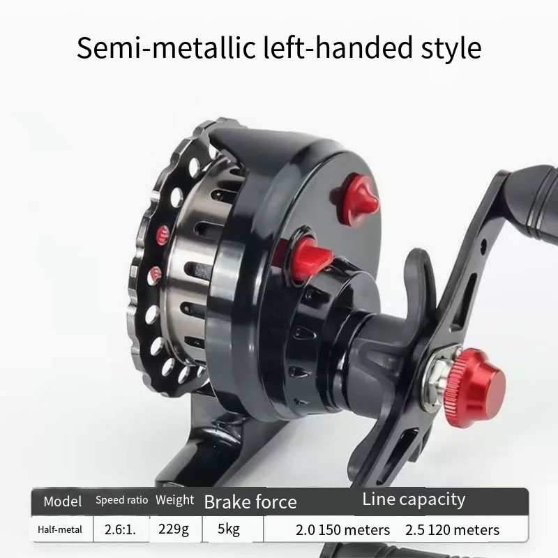 Metall-Angelrolle mit Getriebe – Ice Fishing Reel Bewertung und Preis